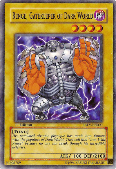 Renge, Gatekeeper of Dark World [TAEV-EN003] Common | L.A. Mood Comics and Games
