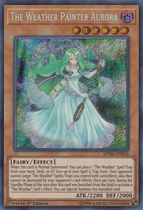 The Weather Painter Aurora [SPWA-EN034] Secret Rare | L.A. Mood Comics and Games
