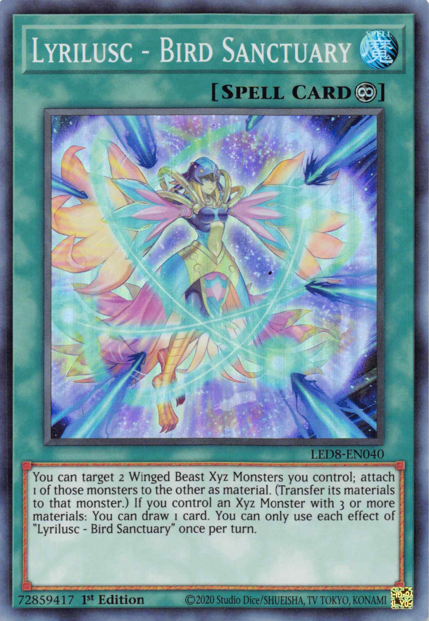Lyrilusc - Bird Sanctuary [LED8-EN040] Super Rare | L.A. Mood Comics and Games