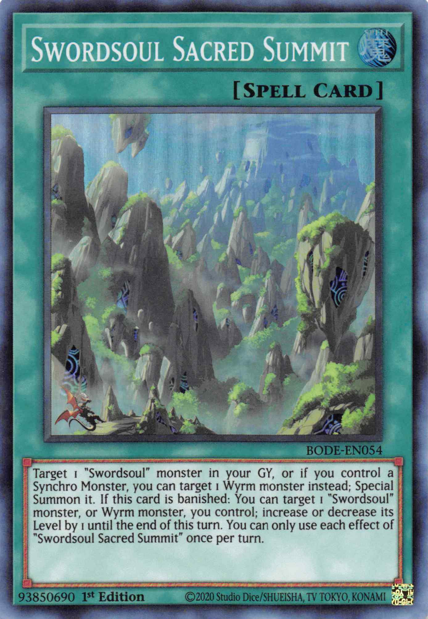 Swordsoul Sacred Summit [BODE-EN054] Super Rare | L.A. Mood Comics and Games