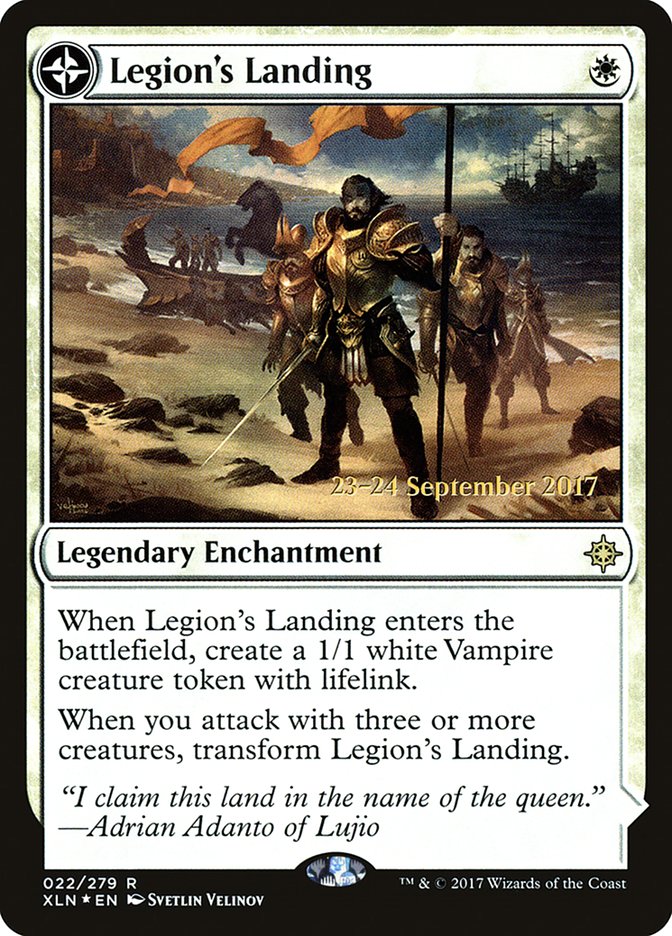 Legion's Landing // Adanto, the First Fort [Ixalan Prerelease Promos] | L.A. Mood Comics and Games
