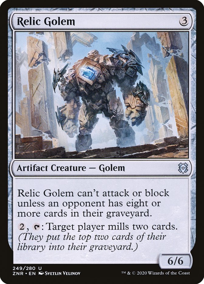 Relic Golem [Zendikar Rising] | L.A. Mood Comics and Games