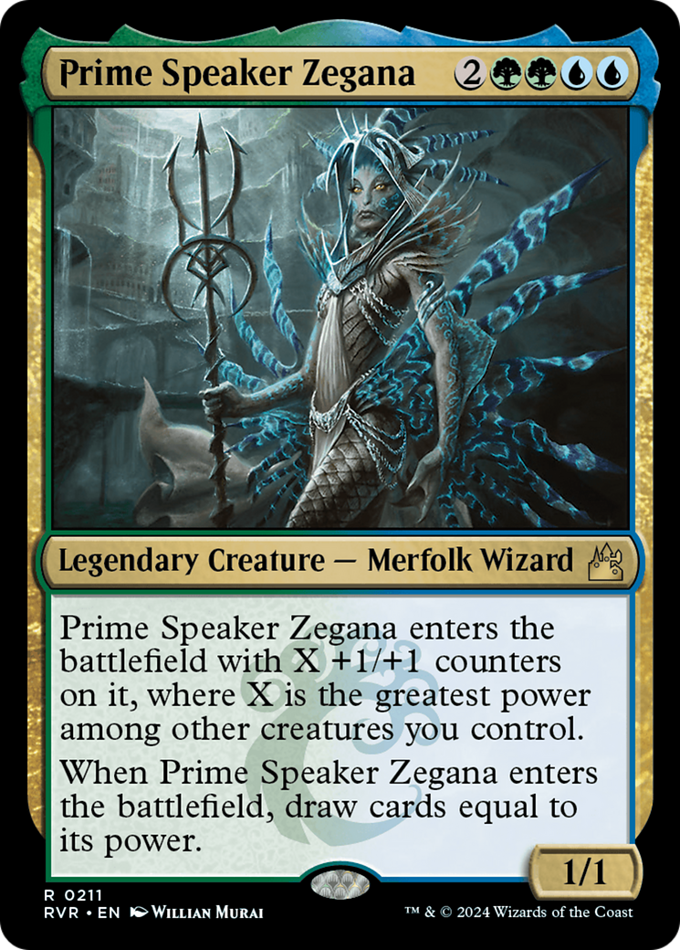 Prime Speaker Zegana [Ravnica Remastered] | L.A. Mood Comics and Games