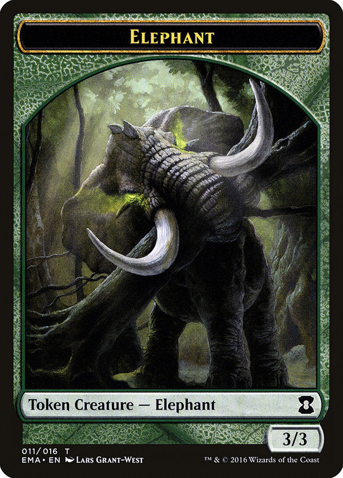 Elephant Token [Eternal Masters Tokens] | L.A. Mood Comics and Games