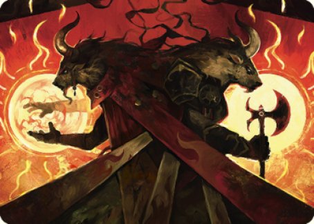 Hurloon Battle Hymn Art Card [Dominaria United Art Series] | L.A. Mood Comics and Games