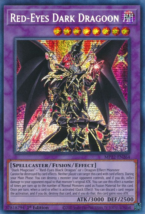 Red-Eyes Dark Dragoon [MP22-EN264] Prismatic Secret Rare | L.A. Mood Comics and Games