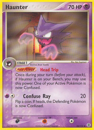 Haunter (34/112) [EX: FireRed & LeafGreen] | L.A. Mood Comics and Games