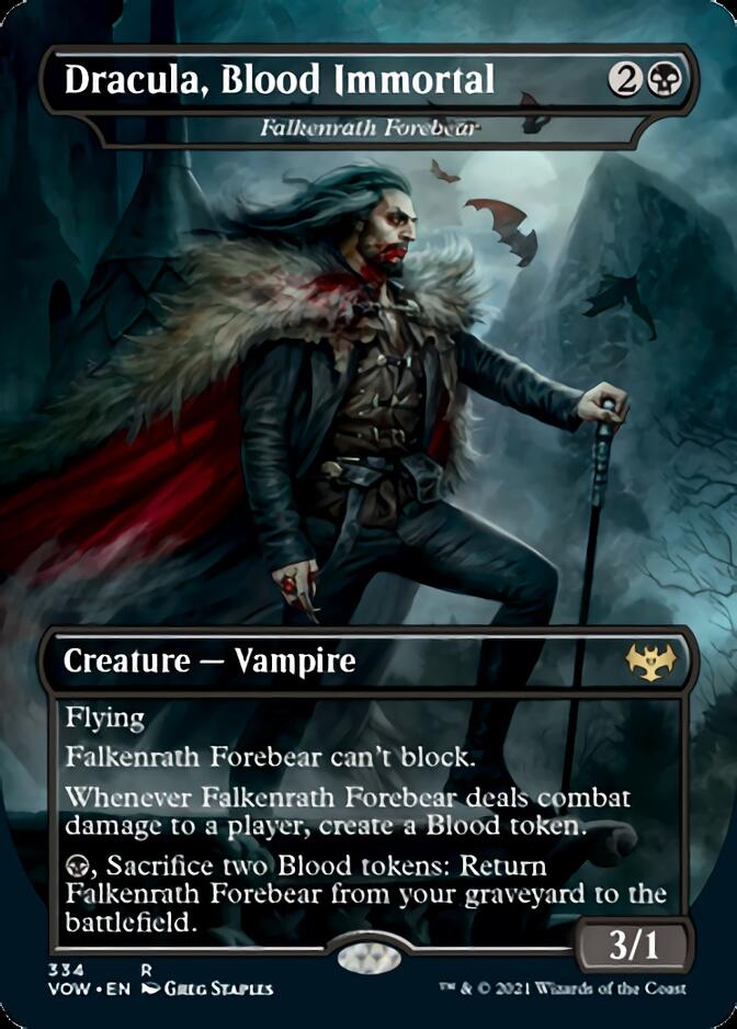 Falkenrath Forebear - Dracula, Blood Immortal [Innistrad: Crimson Vow] | L.A. Mood Comics and Games