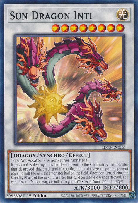 Sun Dragon Inti [LDS3-EN052] Common | L.A. Mood Comics and Games