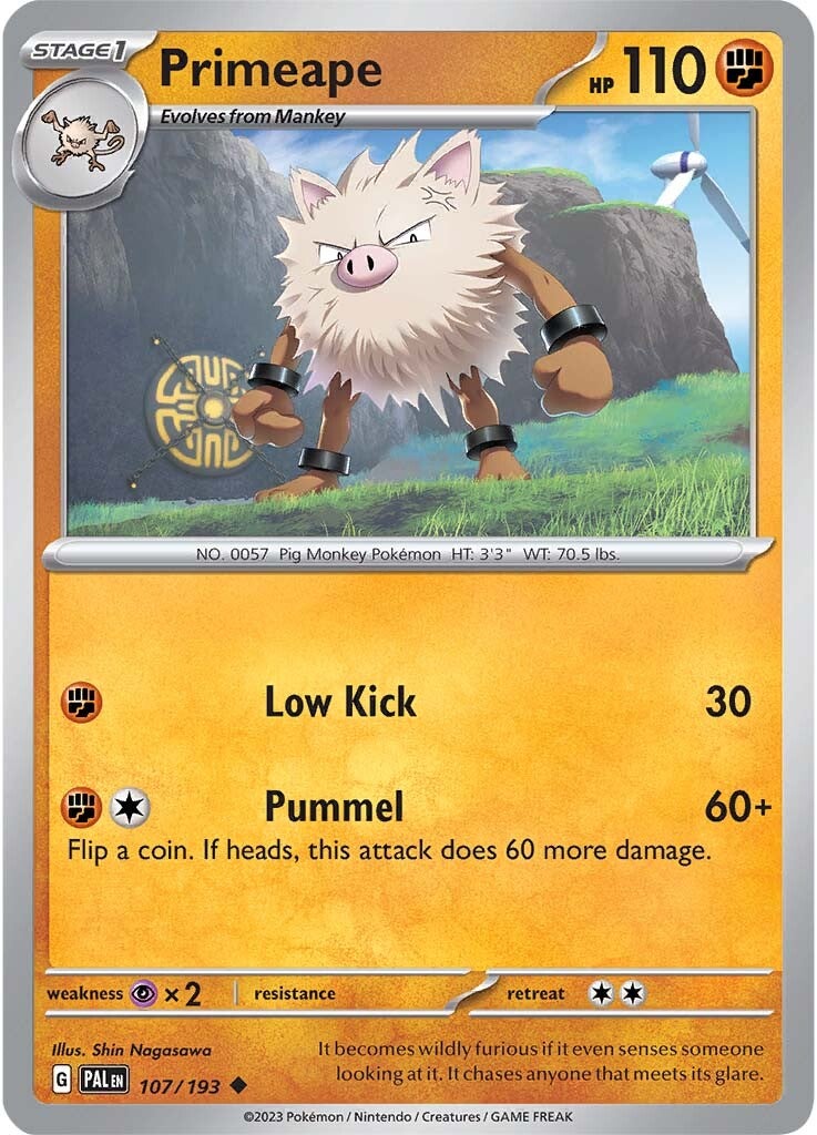 Primeape (107/193) [Scarlet & Violet: Paldea Evolved] | L.A. Mood Comics and Games