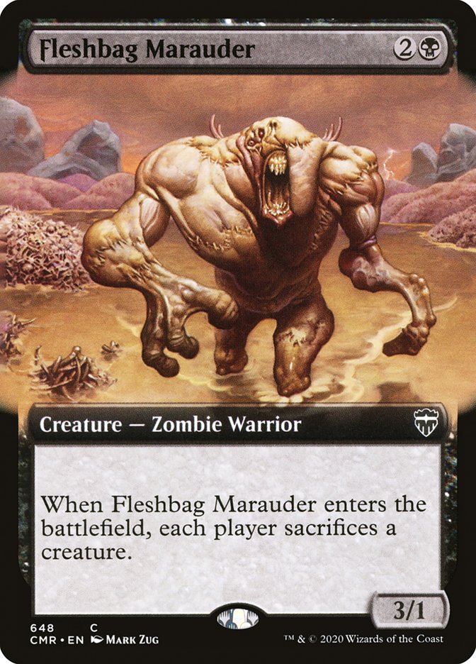Fleshbag Marauder (Extended Art) [Commander Legends] | L.A. Mood Comics and Games