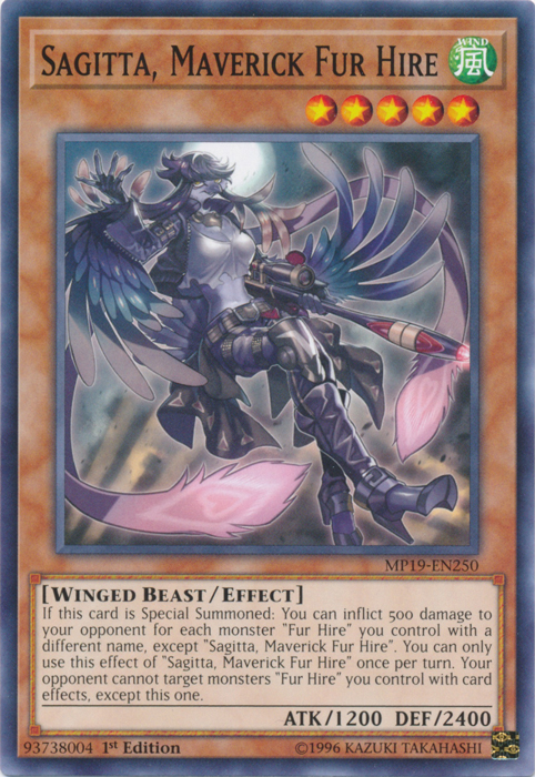 Sagitta, Maverick Fur Hire [MP19-EN250] Common | L.A. Mood Comics and Games