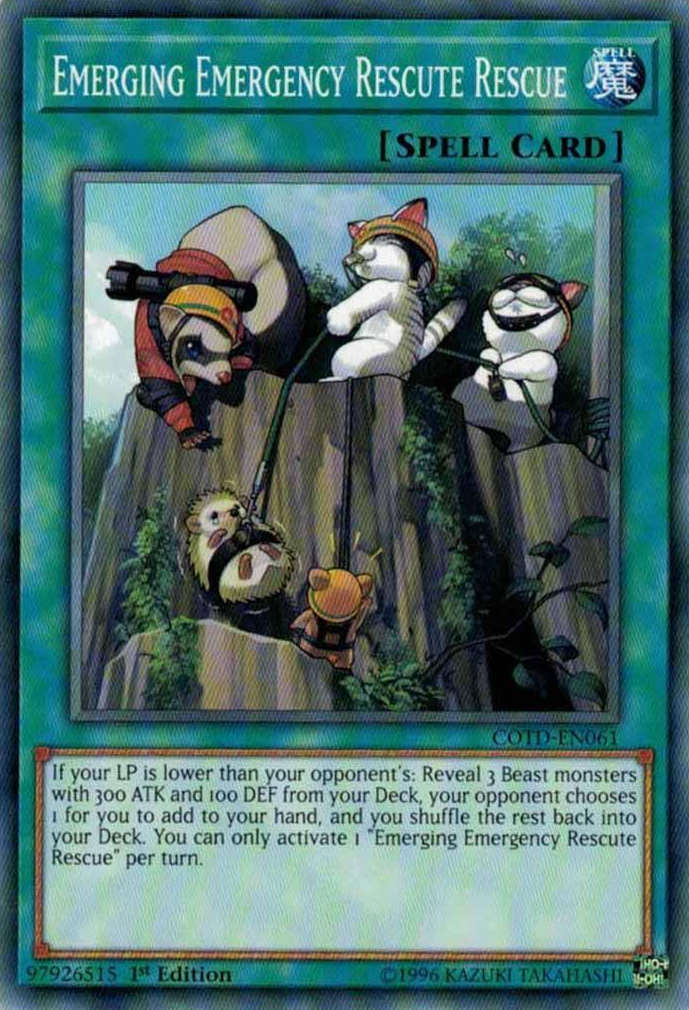 Emerging Emergency Rescute Rescue [COTD-EN061] Common | L.A. Mood Comics and Games