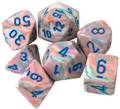Chessex: Polyhedral Festive™ Dice sets (7pc) | L.A. Mood Comics and Games
