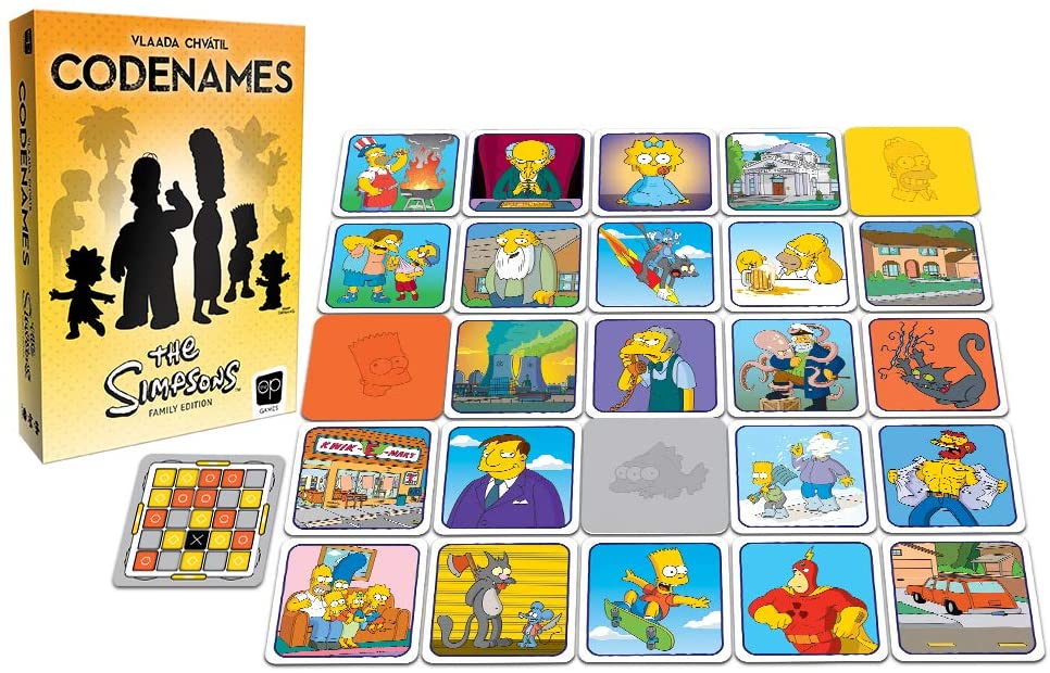 Codenames Simpsons | L.A. Mood Comics and Games