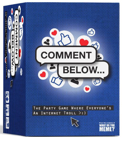 Comment Below Adult Party Game by What Do You Meme? | L.A. Mood Comics and Games