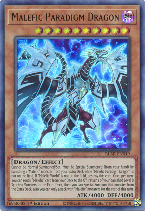 Malefic Paradigm Dragon [BLAR-EN019] Ultra Rare | L.A. Mood Comics and Games