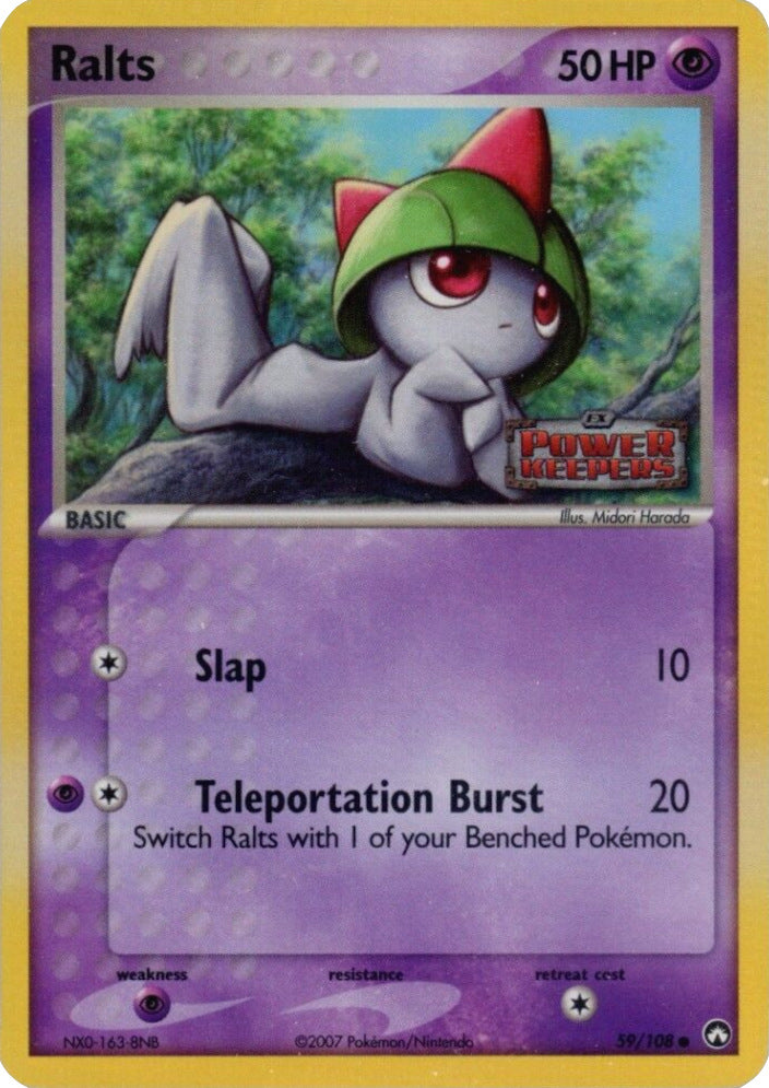 Ralts (59/108) (Stamped) [EX: Power Keepers] | L.A. Mood Comics and Games