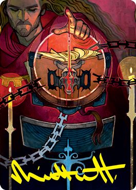 Sign in Blood Art Card (Gold-Stamped Signature) [Strixhaven: School of Mages Art Series] | L.A. Mood Comics and Games