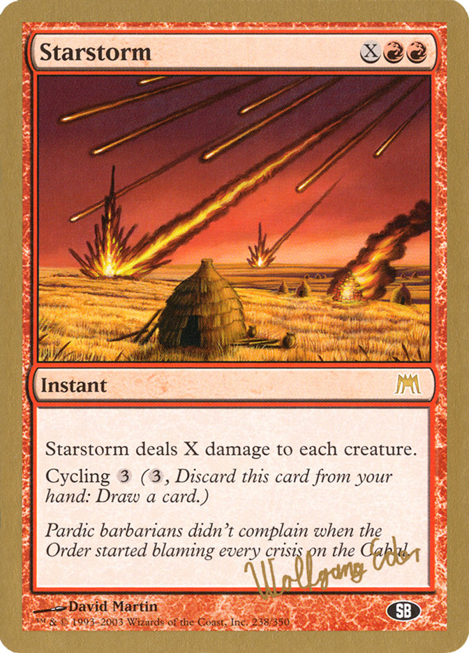 Starstorm (Wolfgang Eder) (SB) [World Championship Decks 2003] | L.A. Mood Comics and Games