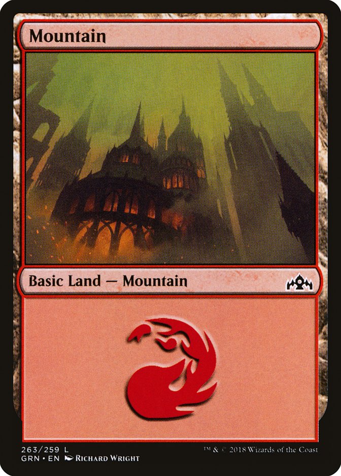 Mountain (263) [Guilds of Ravnica] | L.A. Mood Comics and Games