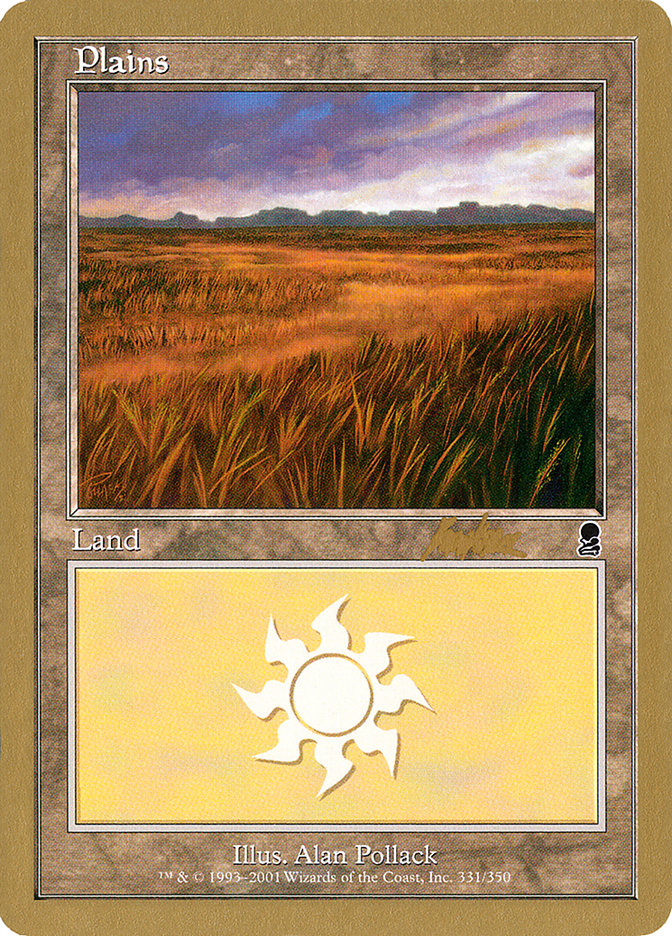 Plains (bk331a) (Brian Kibler) [World Championship Decks 2002] | L.A. Mood Comics and Games