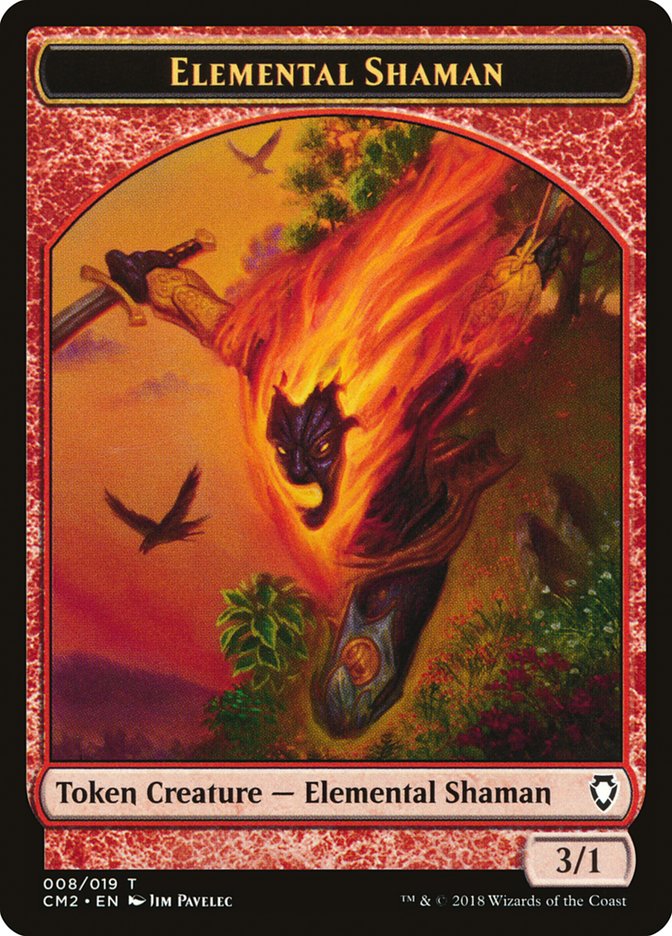 Elemental Shaman Token [Commander Anthology Volume II Tokens] | L.A. Mood Comics and Games