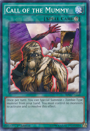 Call of the Mummy [BP03-EN146] Shatterfoil Rare | L.A. Mood Comics and Games