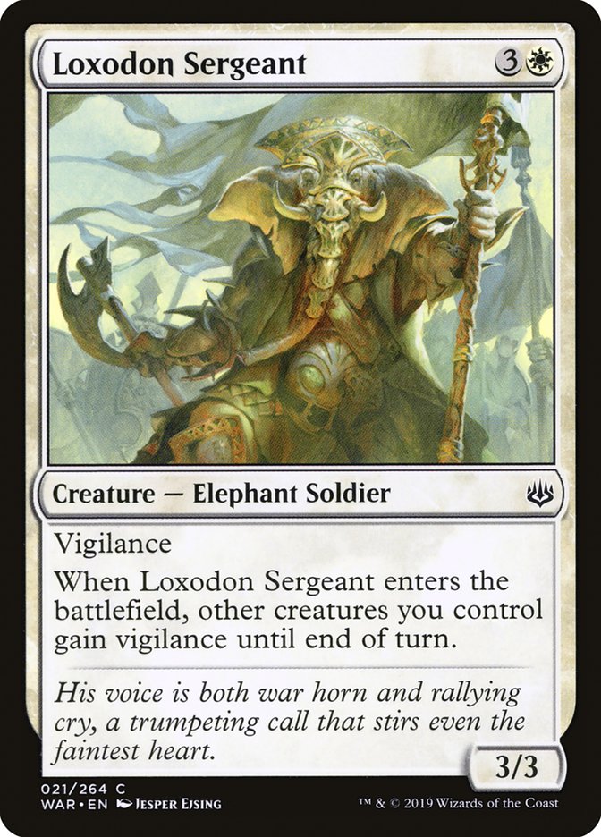 Loxodon Sergeant [War of the Spark] | L.A. Mood Comics and Games