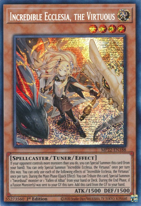 Incredible Ecclesia, the Virtuous [MP22-EN188] Prismatic Secret Rare | L.A. Mood Comics and Games