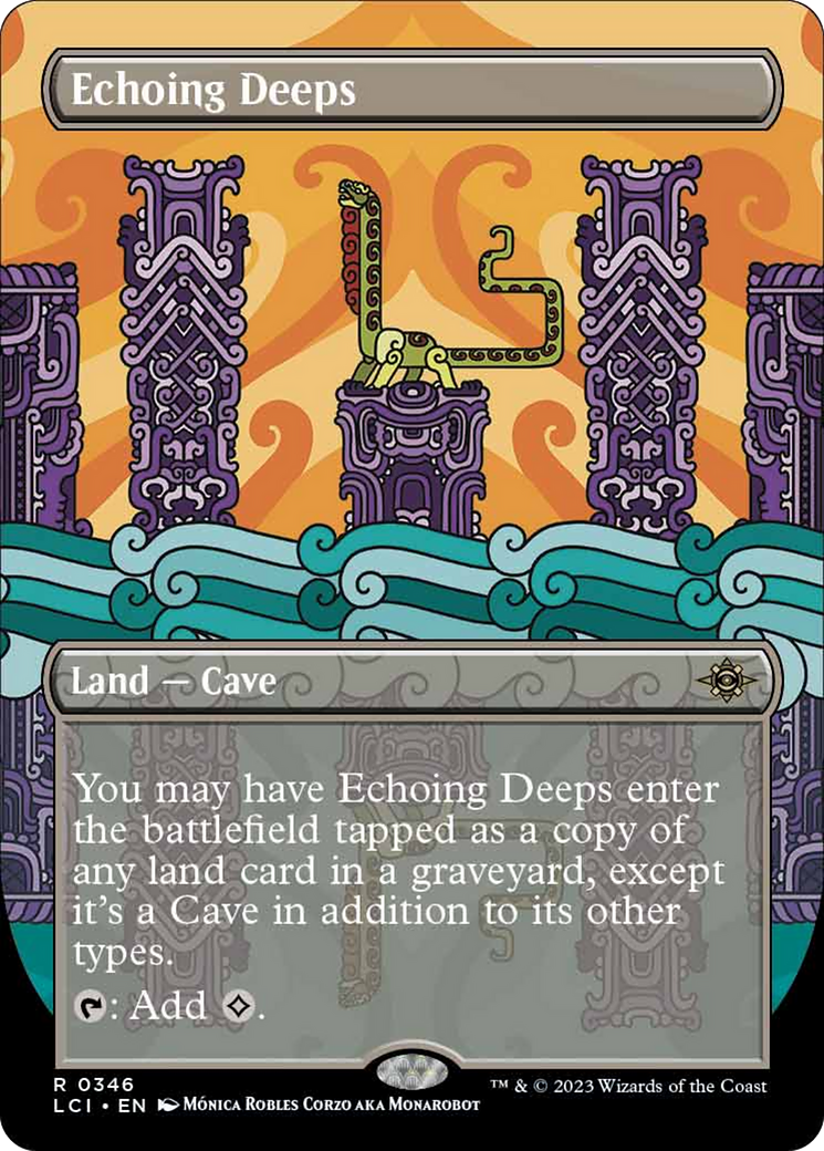 Echoing Deeps (Borderless) [The Lost Caverns of Ixalan] | L.A. Mood Comics and Games