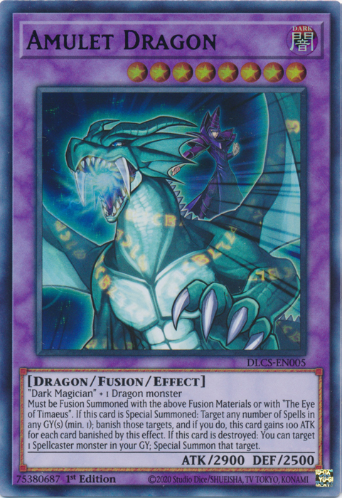 Amulet Dragon (Purple) [DLCS-EN005] Ultra Rare | L.A. Mood Comics and Games