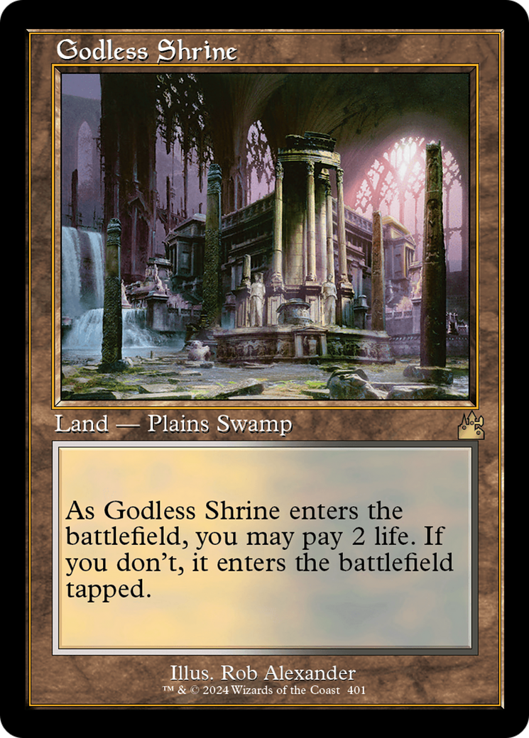 Godless Shrine (Retro) [Ravnica Remastered] | L.A. Mood Comics and Games