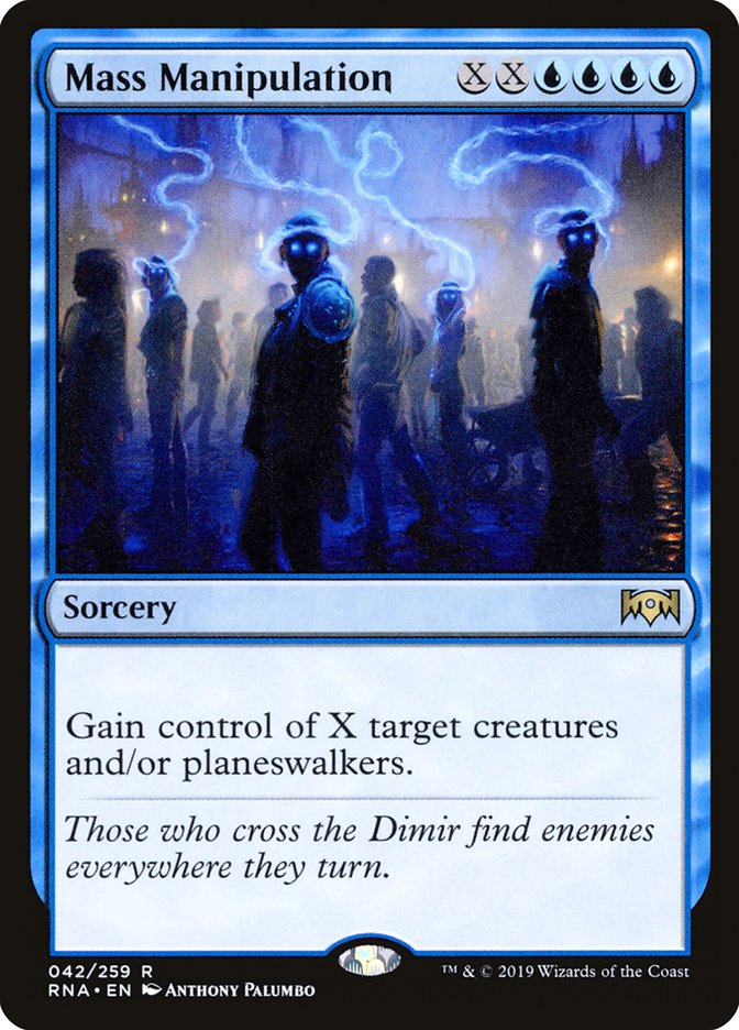 Mass Manipulation [Ravnica Allegiance] | L.A. Mood Comics and Games