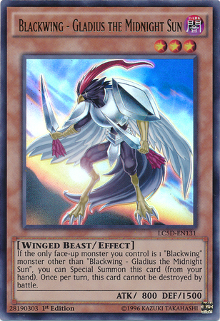 Blackwing - Gladius the Midnight Sun [LC5D-EN131] Ultra Rare | L.A. Mood Comics and Games