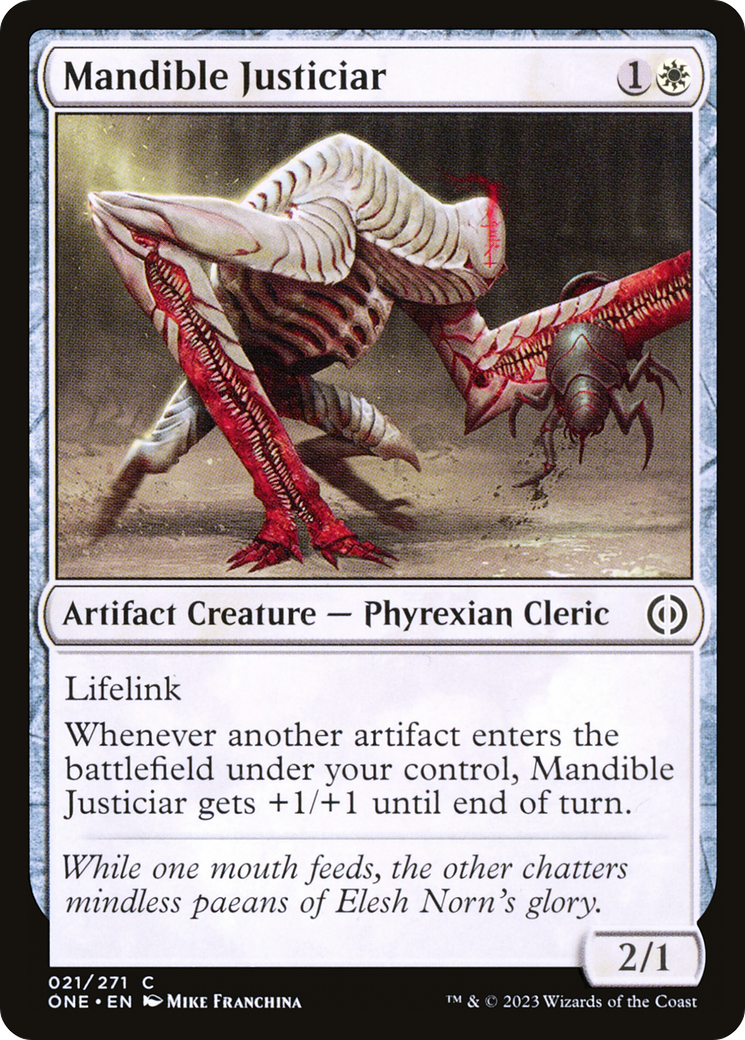 Mandible Justiciar [Phyrexia: All Will Be One] | L.A. Mood Comics and Games