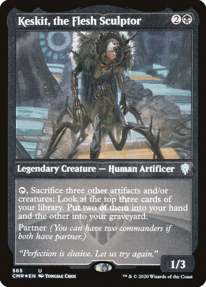 Keskit, the Flesh Sculptor (Etched) [Commander Legends] | L.A. Mood Comics and Games