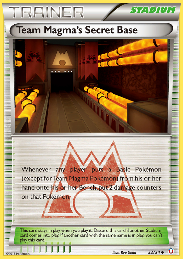 Team Magma's Secret Base (32/34) [XY: Double Crisis] | L.A. Mood Comics and Games