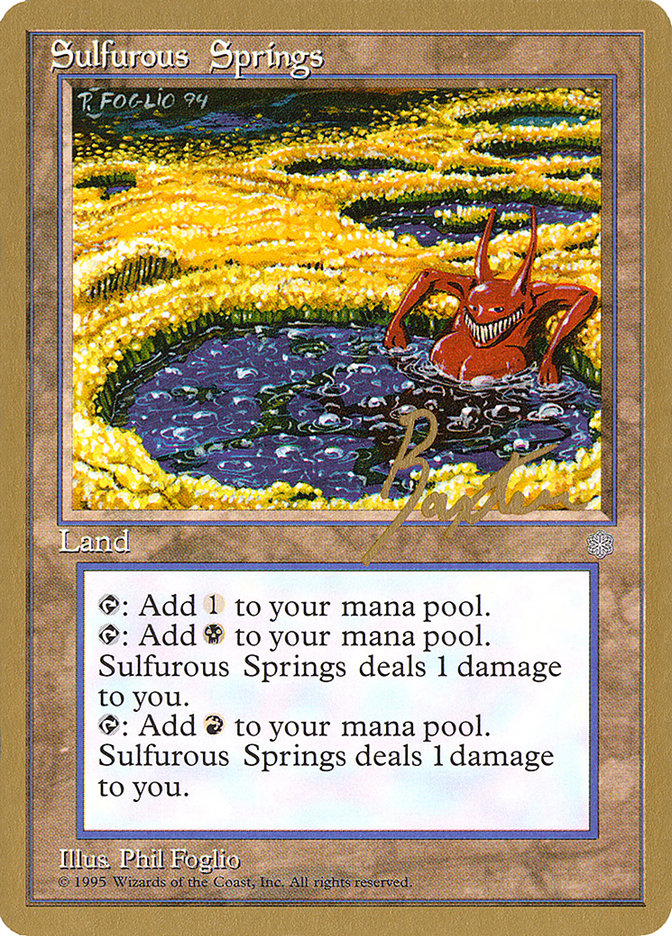 Sulfurous Springs (George Baxter) [Pro Tour Collector Set] | L.A. Mood Comics and Games
