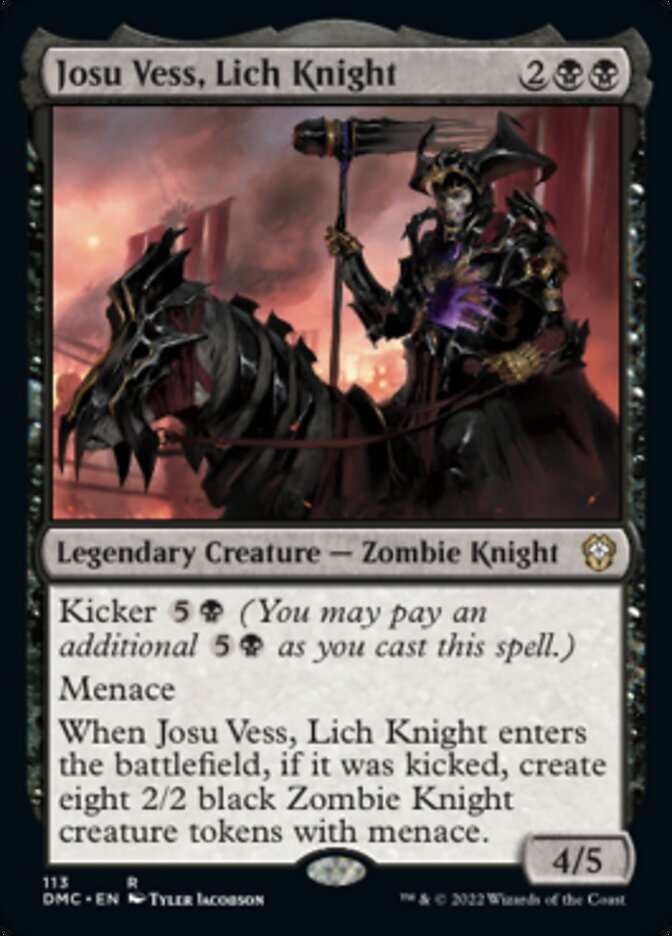 Josu Vess, Lich Knight [Dominaria United Commander] | L.A. Mood Comics and Games