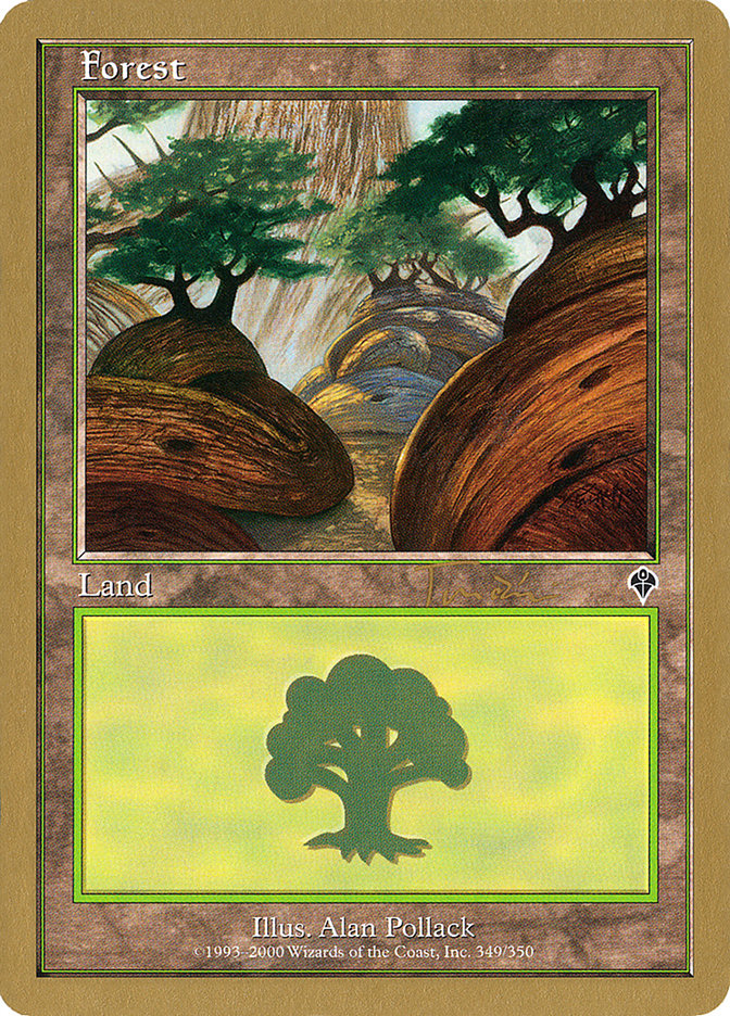 Forest (jt349a) (Jan Tomcani) [World Championship Decks 2001] | L.A. Mood Comics and Games