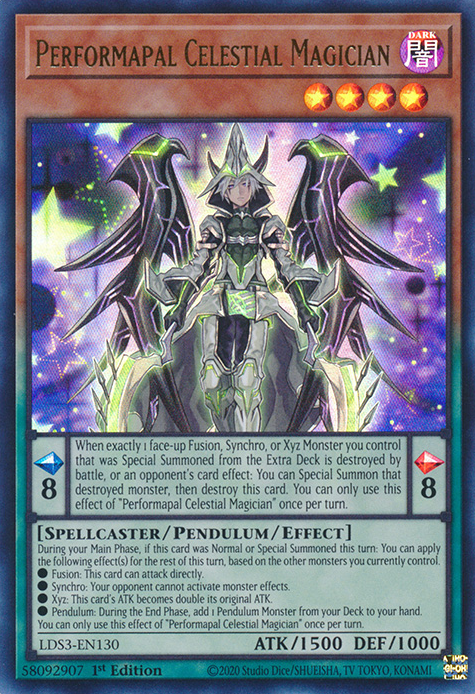Performapal Celestial Magician [LDS3-EN130] Ultra Rare | L.A. Mood Comics and Games
