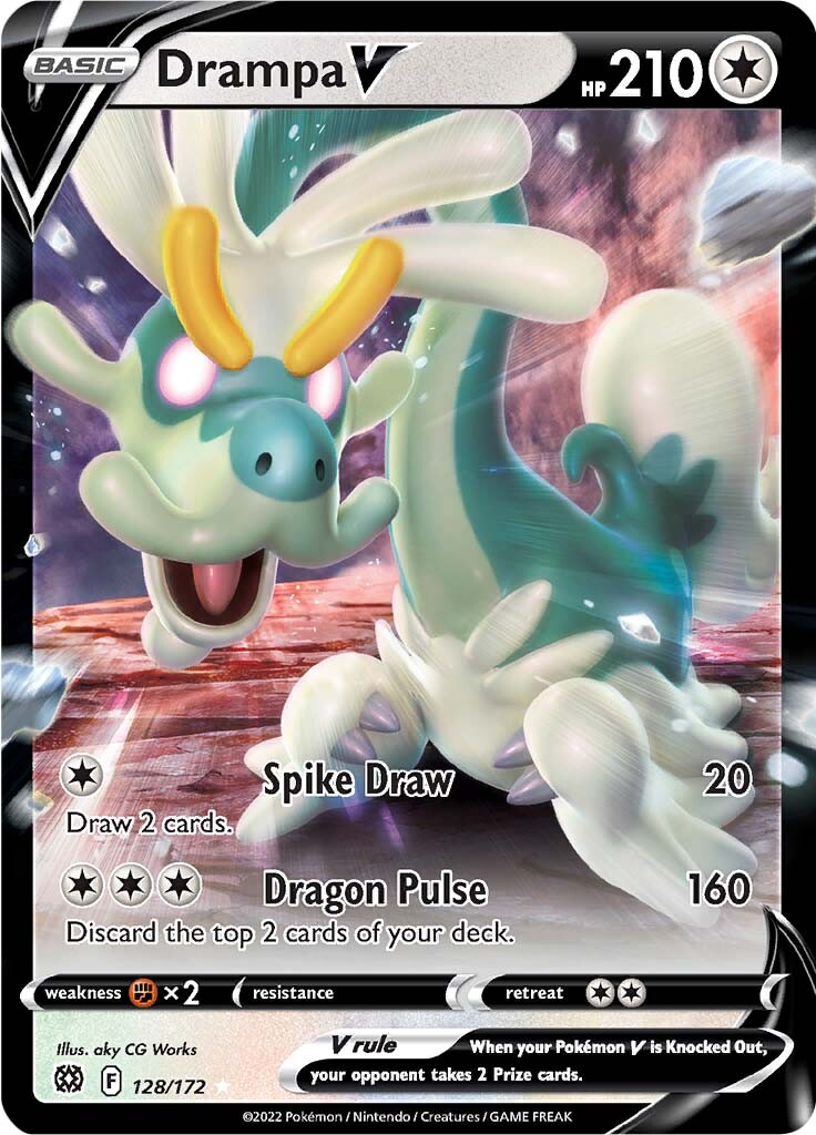 Drampa V (128/172) [Sword & Shield: Brilliant Stars] | L.A. Mood Comics and Games