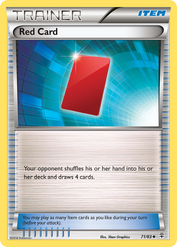 Red Card (71/83) [XY: Generations] | L.A. Mood Comics and Games