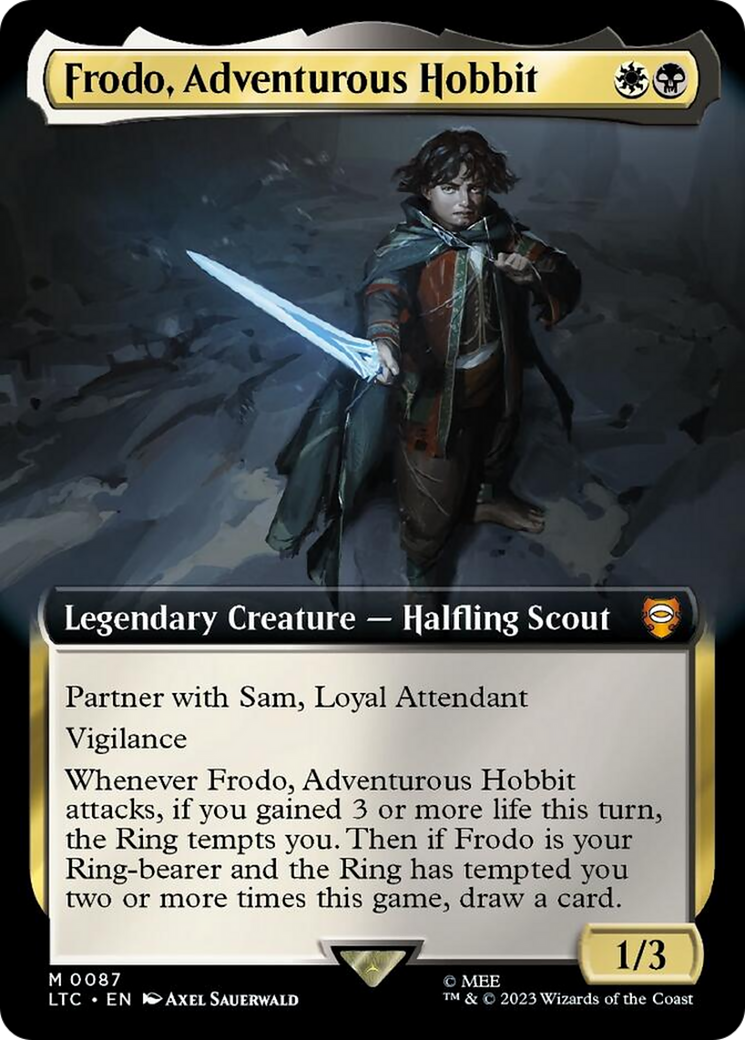 Frodo, Adventurous Hobbit (Extended Art) [The Lord of the Rings: Tales of Middle-Earth Commander] | L.A. Mood Comics and Games