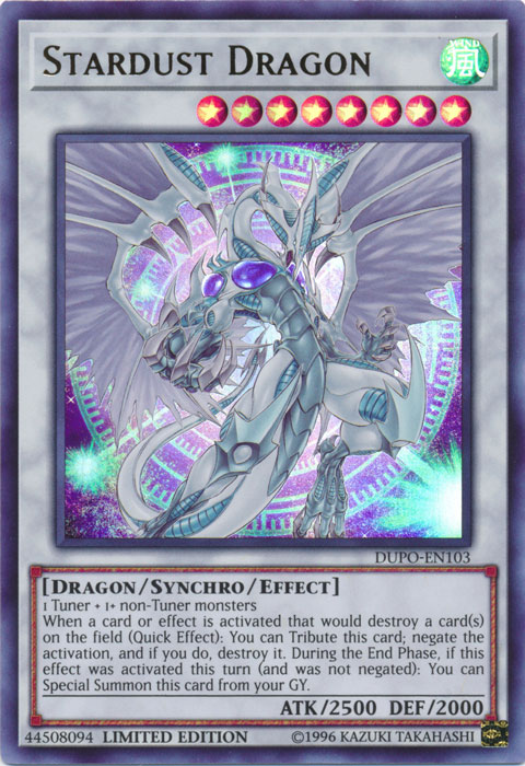Stardust Dragon [DUPO-EN103] Ultra Rare | L.A. Mood Comics and Games
