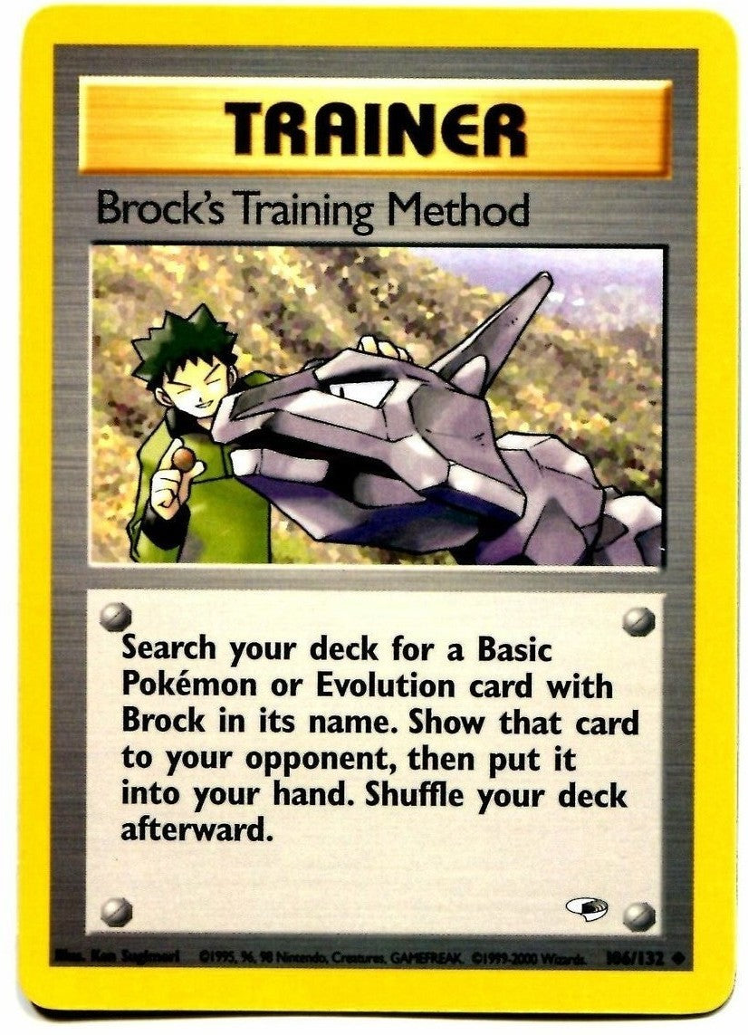 Brock's Training Method (106/132) [Gym Heroes Unlimited] | L.A. Mood Comics and Games