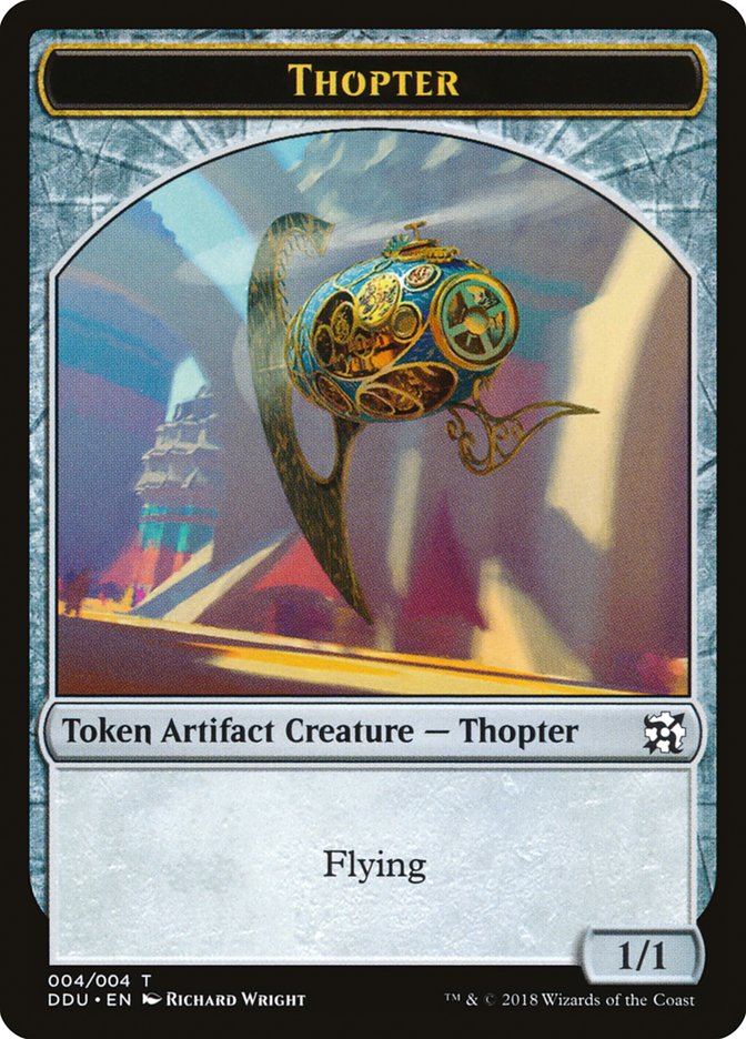 Thopter Token (004/004) [Duel Decks: Elves vs. Inventors Tokens] | L.A. Mood Comics and Games