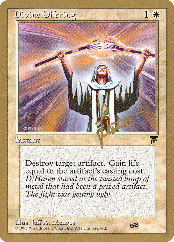 Divine Offering (Bertrand Lestree) (SB) [Pro Tour Collector Set] | L.A. Mood Comics and Games