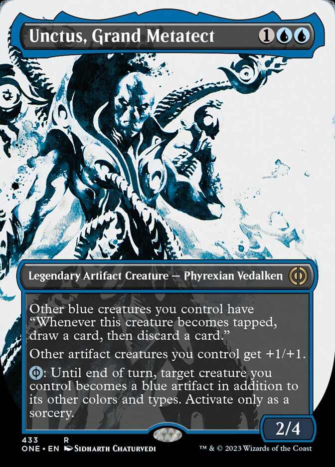 Unctus, Grand Metatect (Borderless Ichor Step-and-Compleat Foil) [Phyrexia: All Will Be One] | L.A. Mood Comics and Games